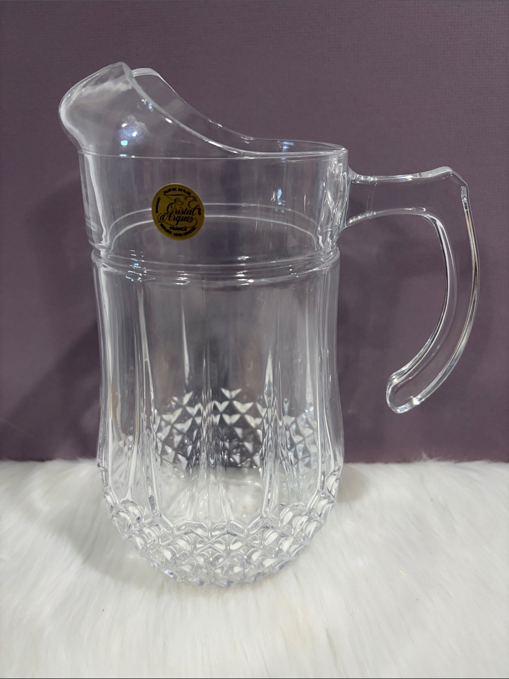 Cristal D-Arques Crystal Clear Glass Pitcher - Transparent